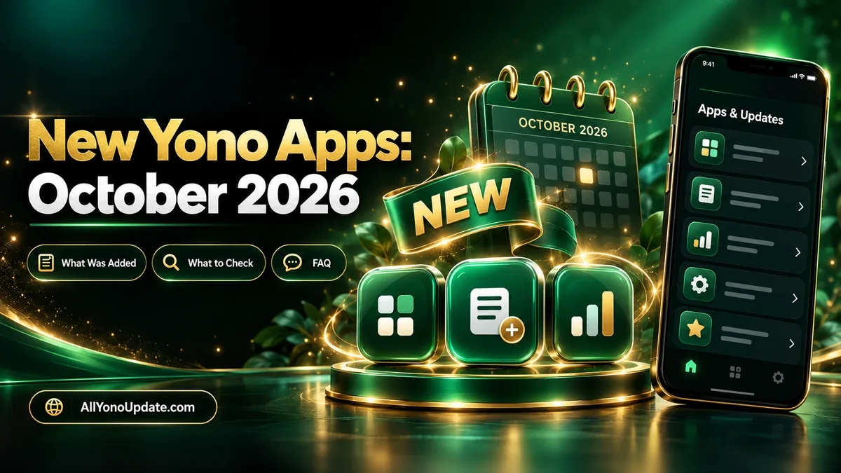 New Yono Apps: October 2026 — featured guide graphic