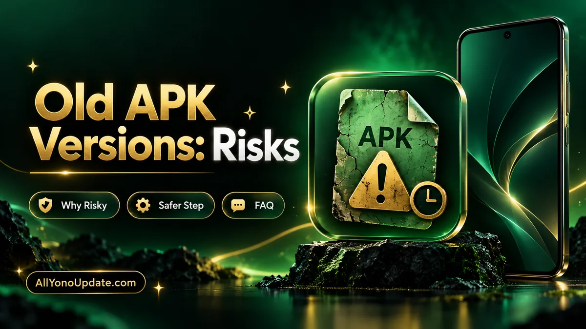 Old APK Versions: Risks — featured guide graphic